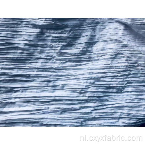 Geribbelde stof van witte polyester